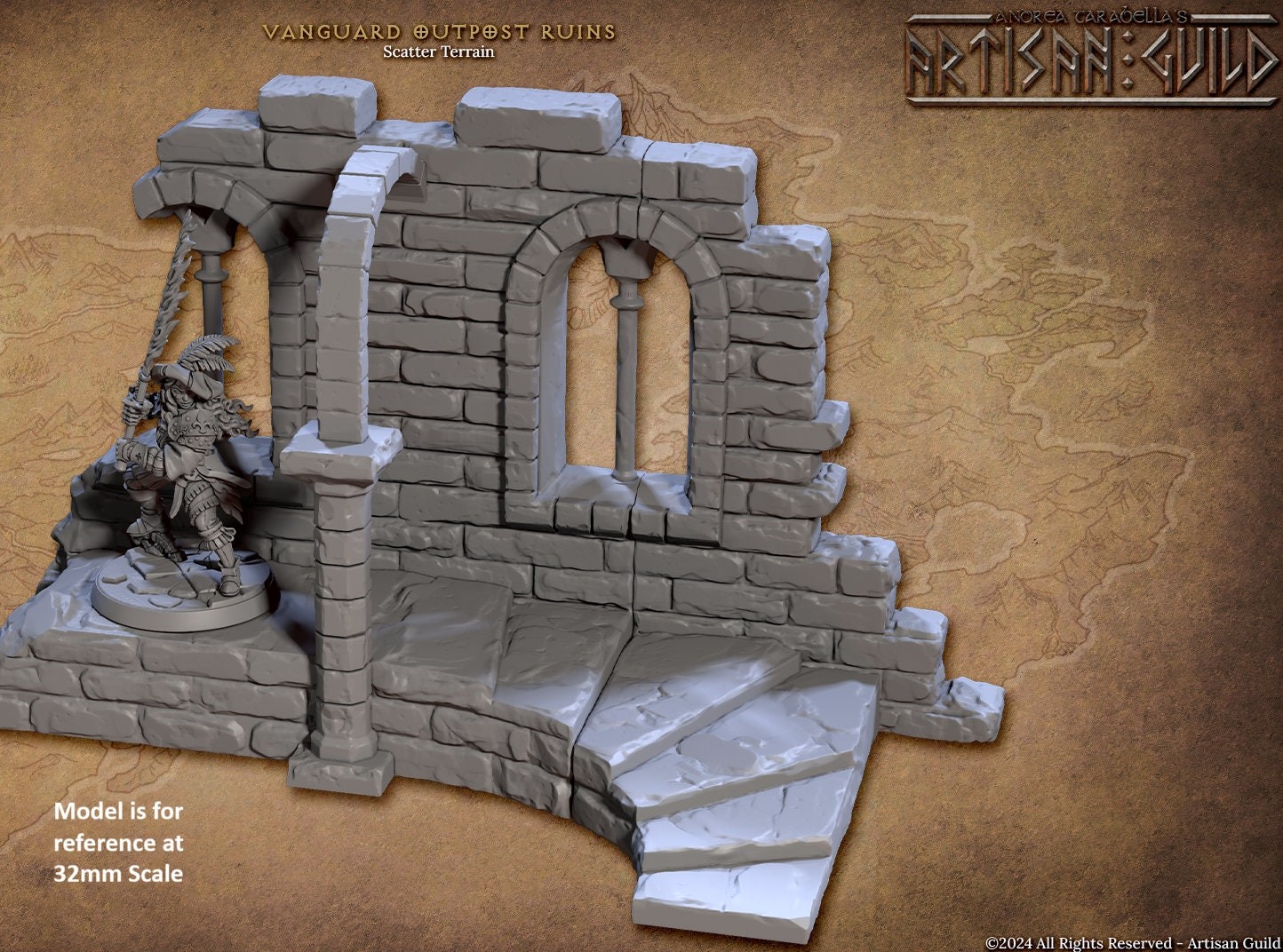 Outpost Ruins Terrain | Artisan Guild Miniatures