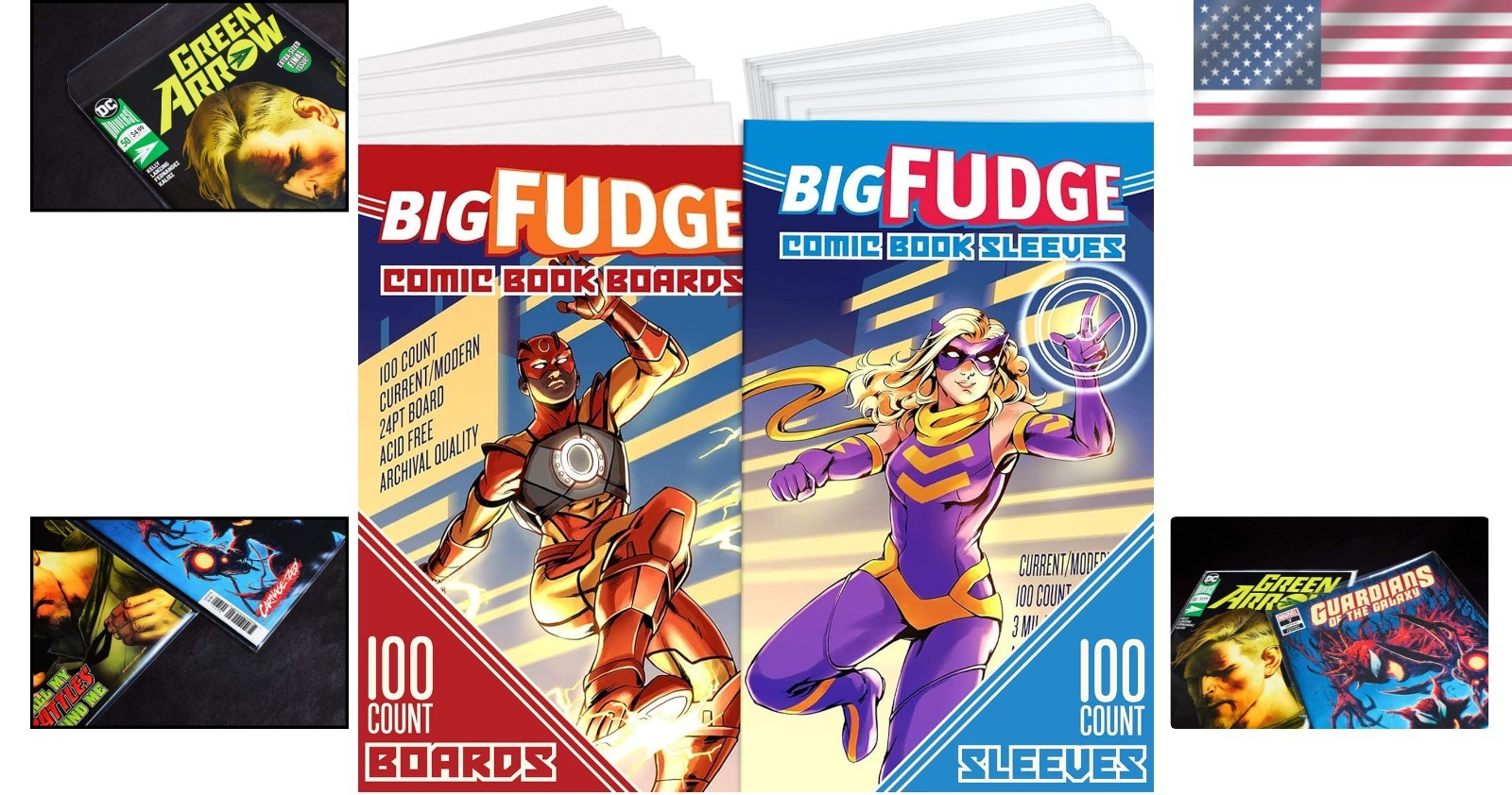 Comic Book Sleeves Bundle - Acid-Free Protection