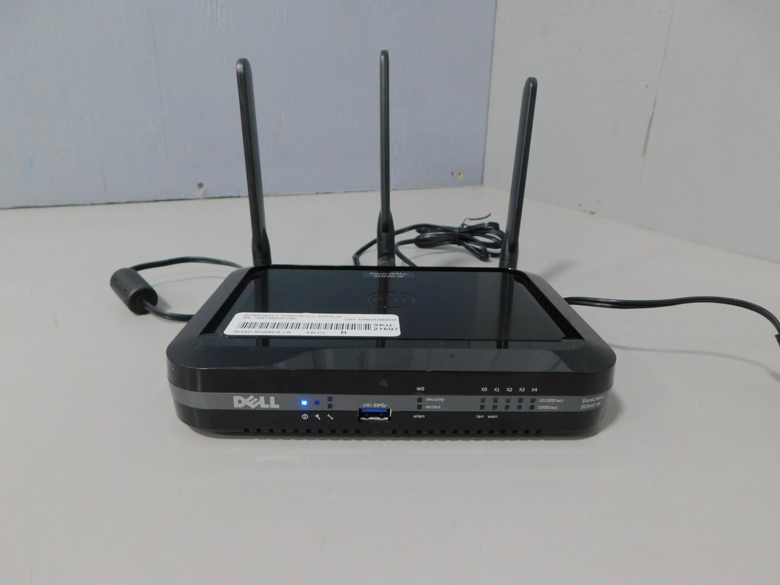 SonicWALL Dell SOHO W APL41-0BA Firewall Wireless Network Security Appliance