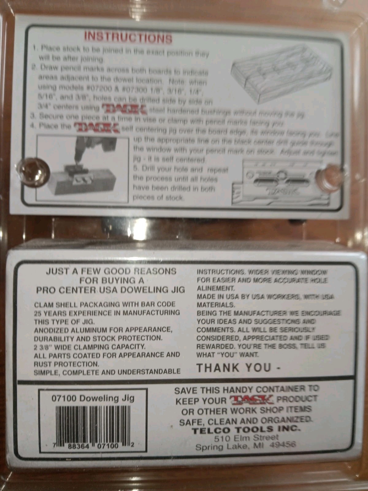 Self Centering Doweling Jig