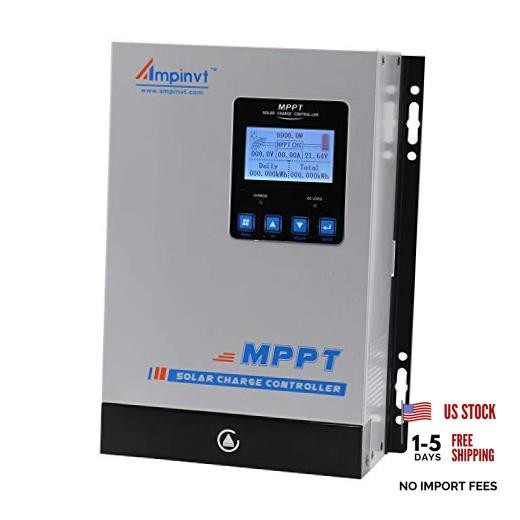 80 Amp MPPT Solar Charge Controller 48V 36V 24V 12V Auto, 80A Solar MPPT-80A