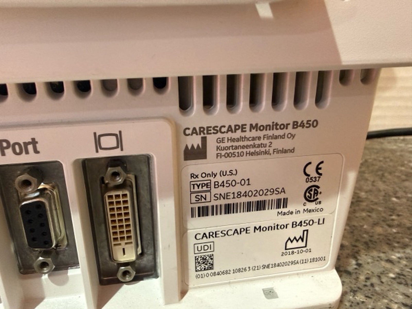 GE Carescape B450 CPU ASSEMBLY M1233496 Pefect Tested