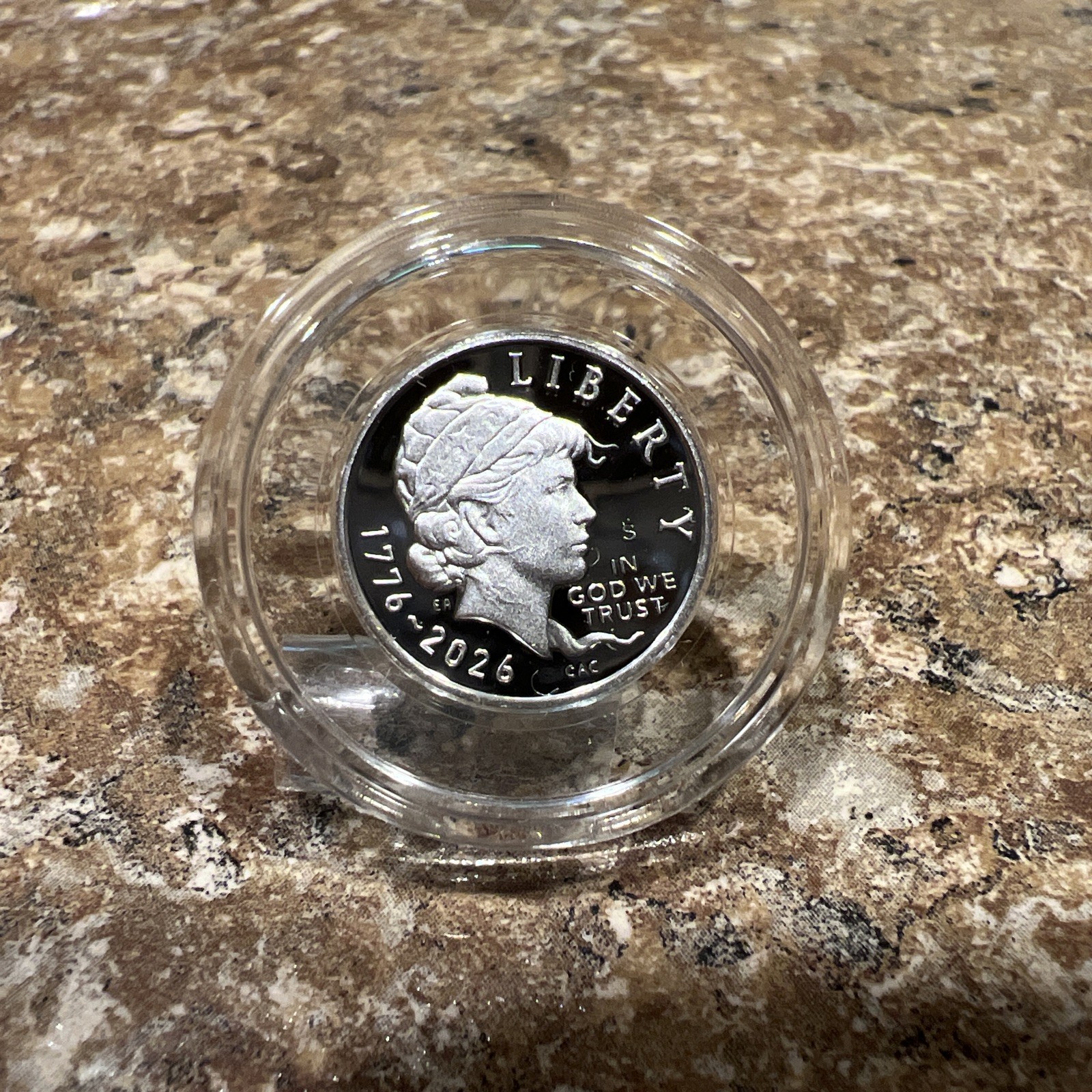 2026 S Silver Proof Emerging Liberty 10C in Protective Air- Tite