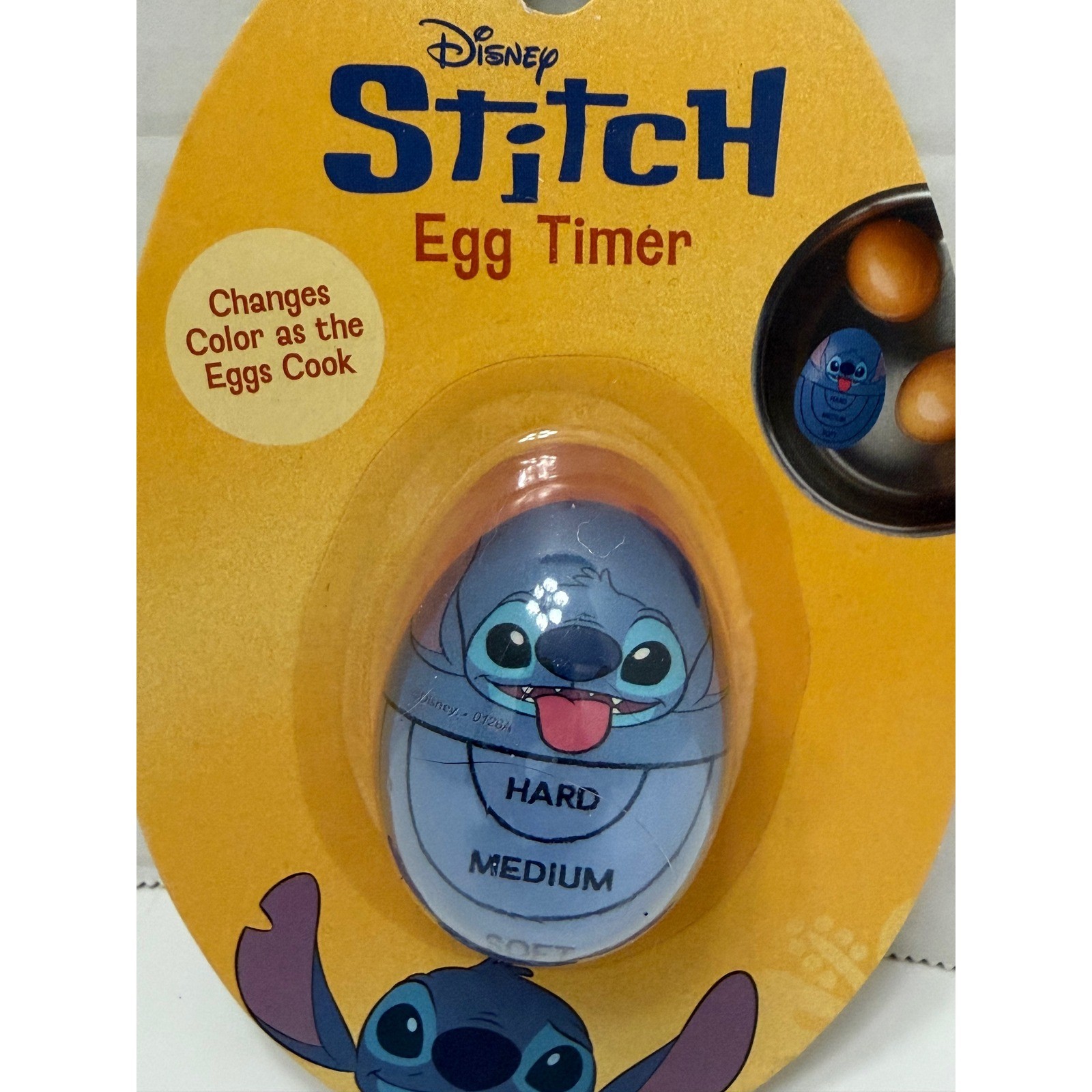 Disney Lilo & Stitch Egg Timer Color Changing Kitchen Gadget Blue New