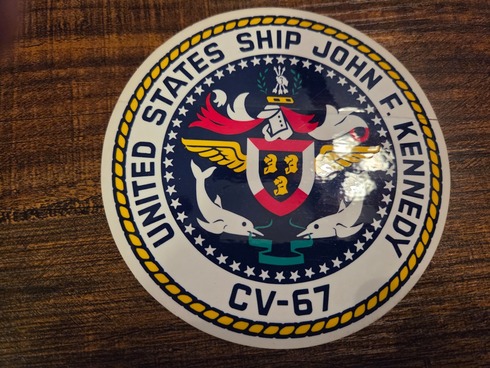 USS JOHN F KENNEDY STICKER