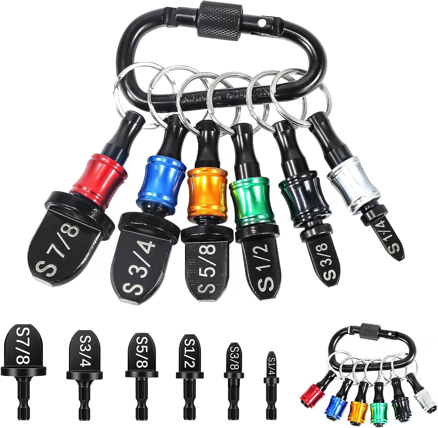 13 Pcs HVAC Swage Tool Set Copper Tube Expander Drill Bit 1/4 to 7/8 Inch Kit