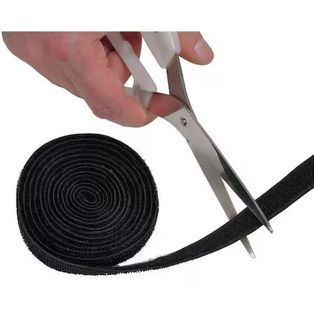 D-Line Us/Cttape1.2B Cable Tie, 4 Ft L, Variable Max Bundle Dia., Black, Nylon,