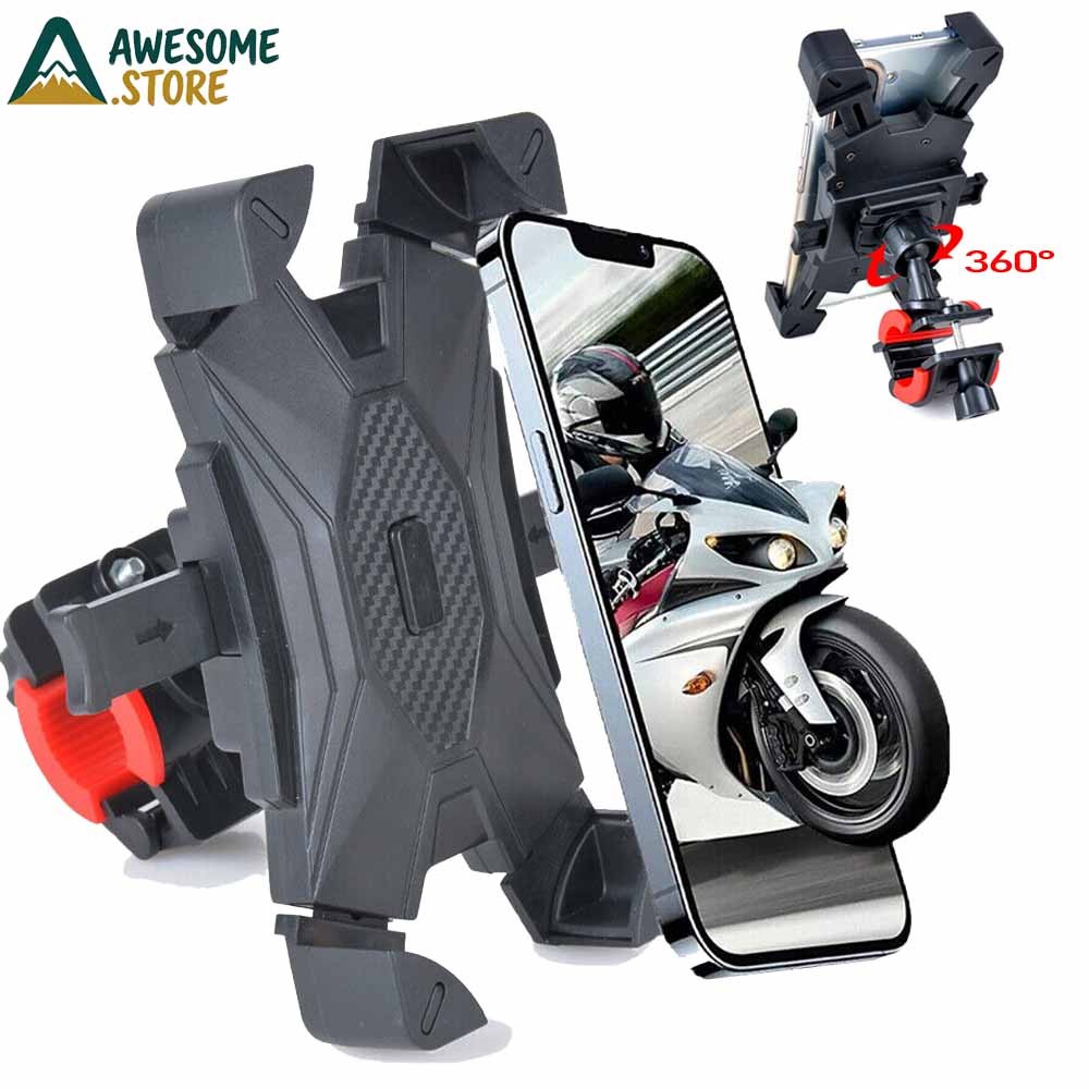 Motorcycle Bike Bicycle Handlebar Mount Holder For iPhone Samsung Cell Phone GPS