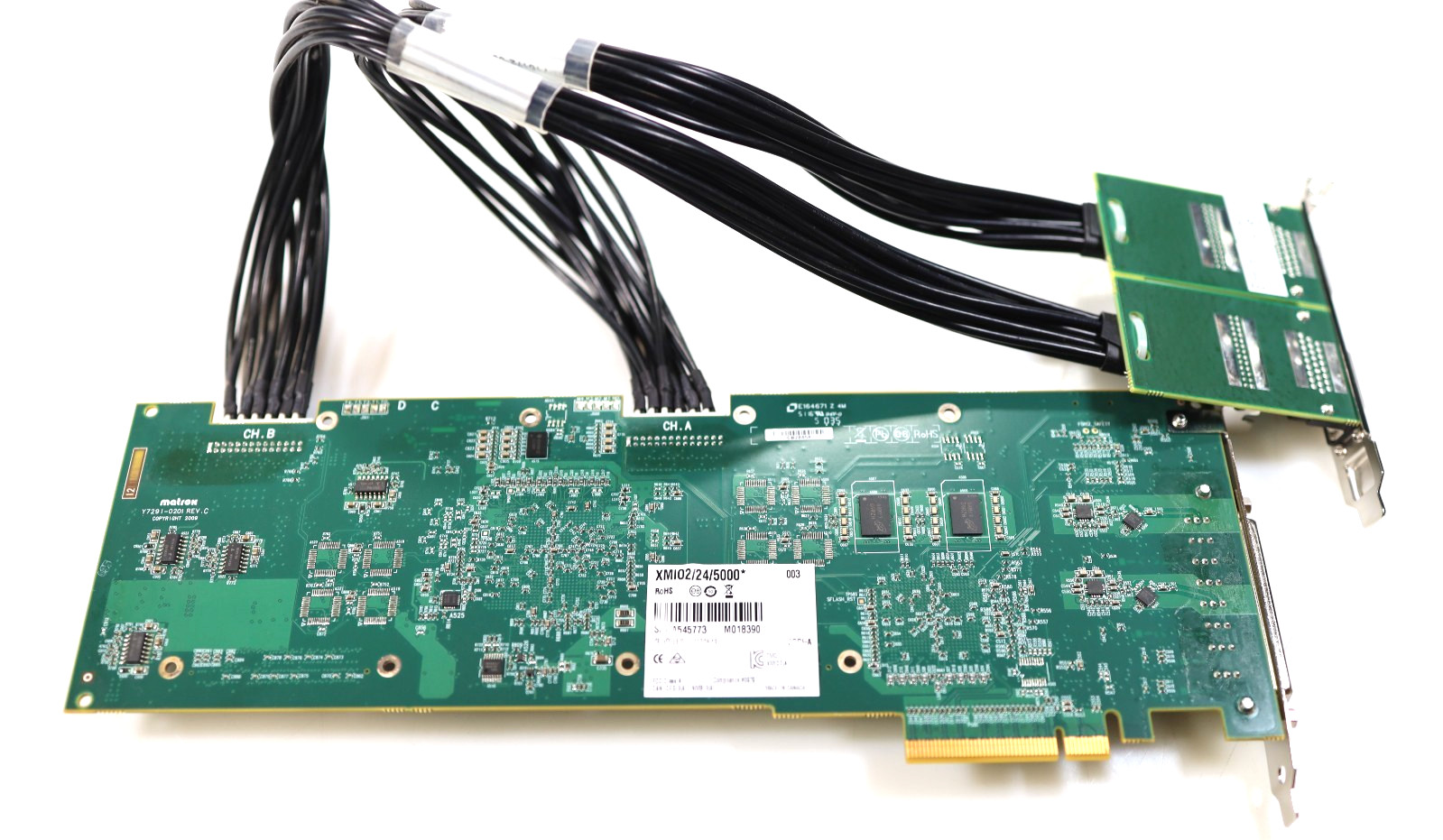 Matrox XMIO2/24/5000 Card with XMIO2/24/CBL