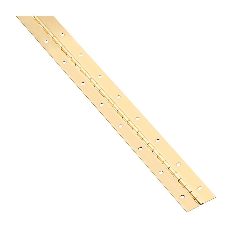 National Hardware N148-155 Brass Steel Continuous Hinge 1-1/2 W x 30 L in.