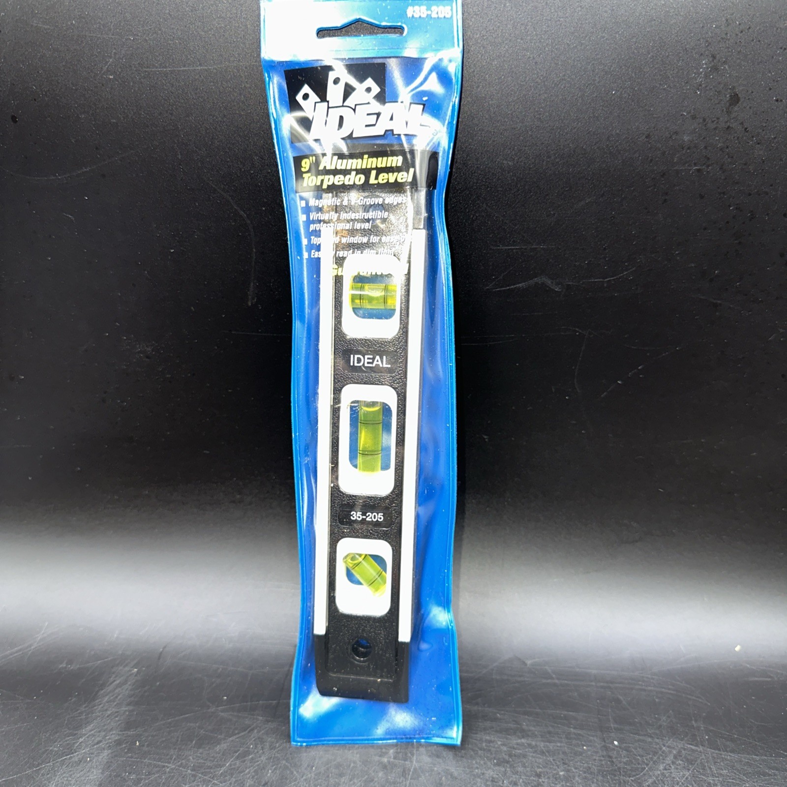 Torpedo Level By Ideal, New,  #35-205, 9" Long