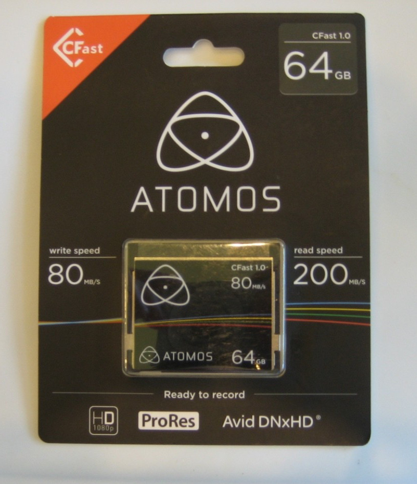 Atomos CFast 1.0 64gb card - NEW!