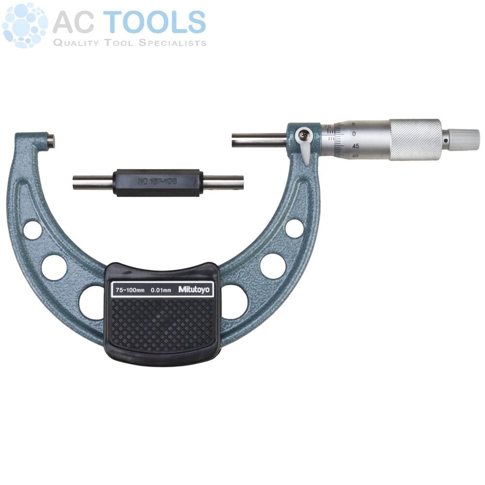 Mitutoyo Outside Micrometer - Metric (75mm - 100mm) 103-140-10 Genuine