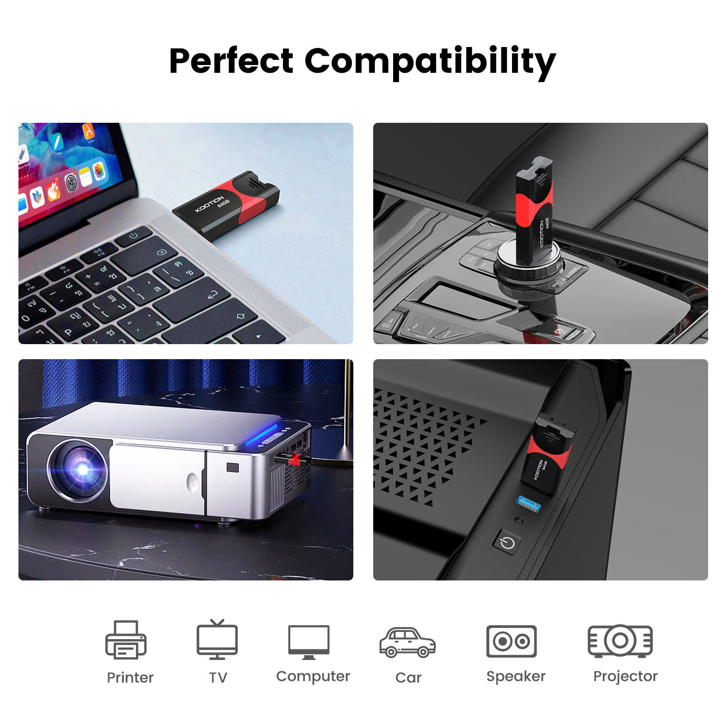 2x 64GB USB3.0 Flash Drive Memory Sticks Thumb Pen Drive Zip Drive High Speed
