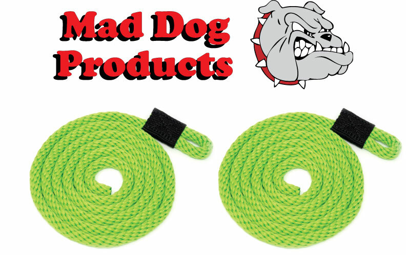 Lime Green Boating Fender Line - 3/8" x 8' - Sold in Pairs - Made in the USA