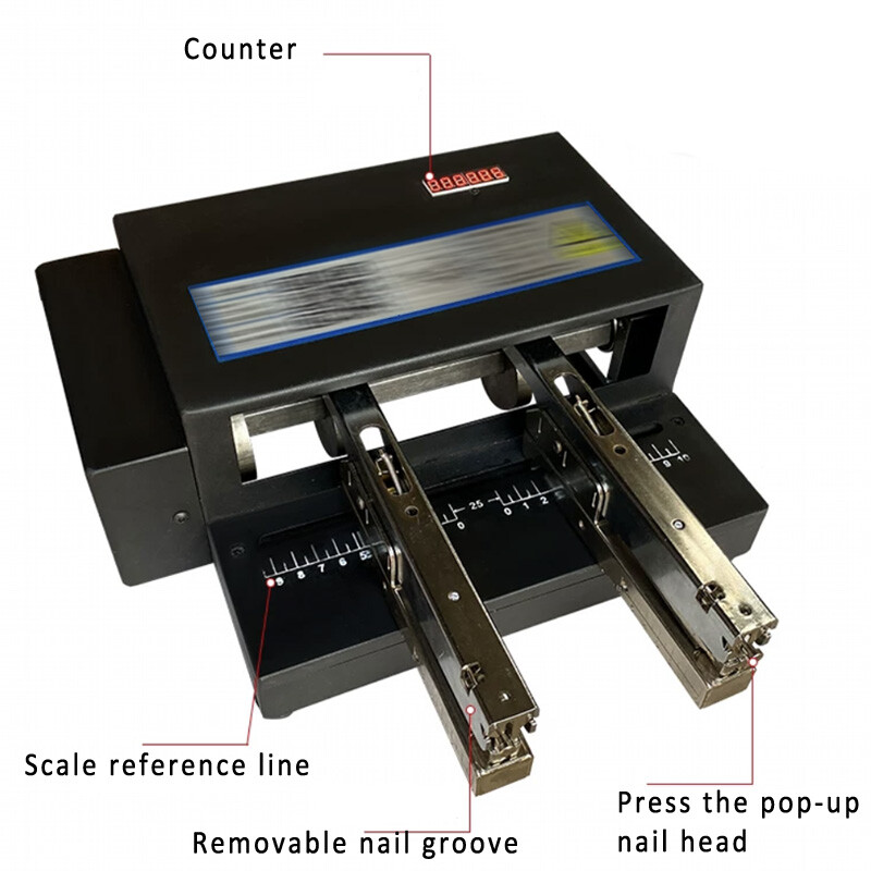 Electric Automatic Binder Double Head Stapler Multi-head Card Binding Machine