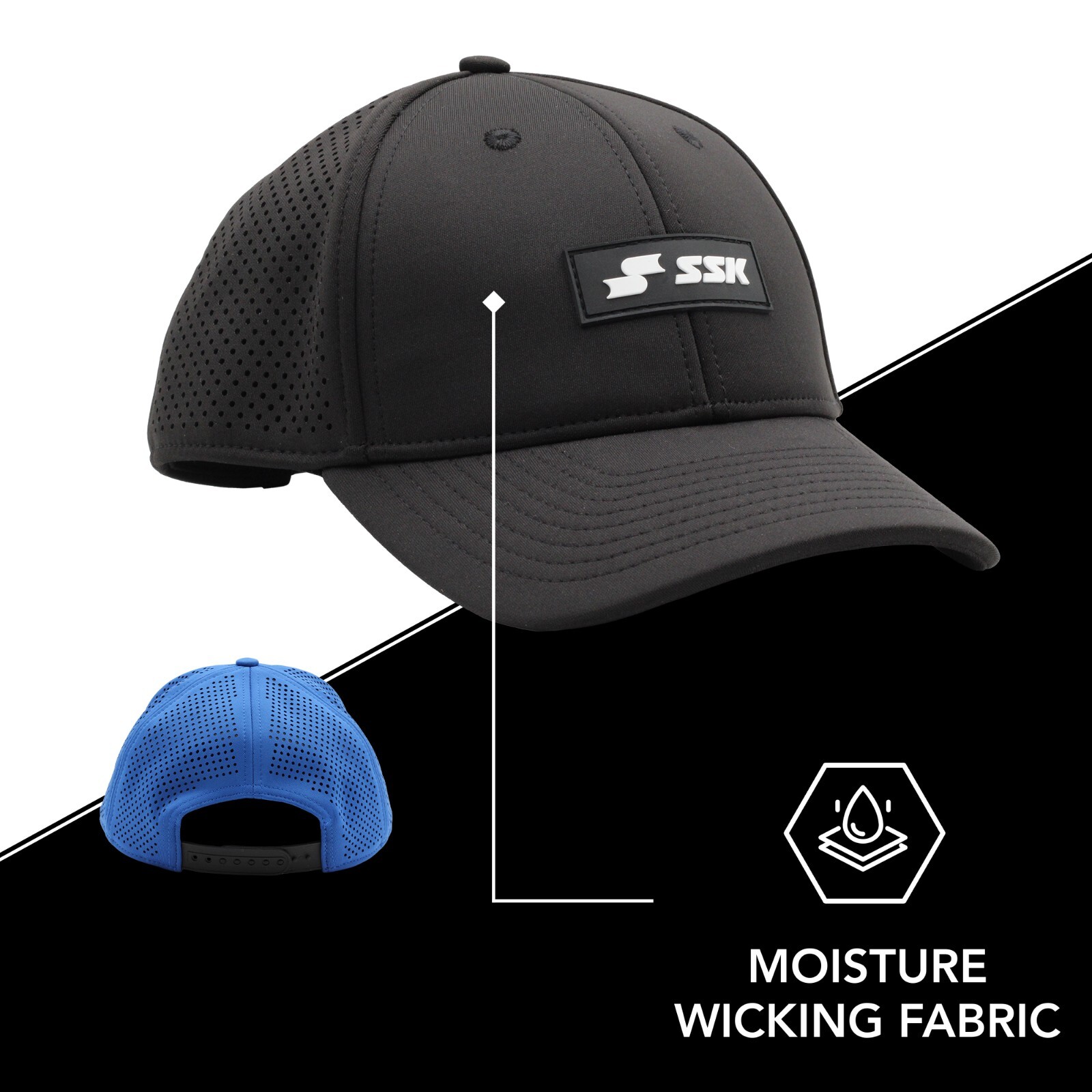 SSK Showcase Curved Brim Baseball Snapback Hat