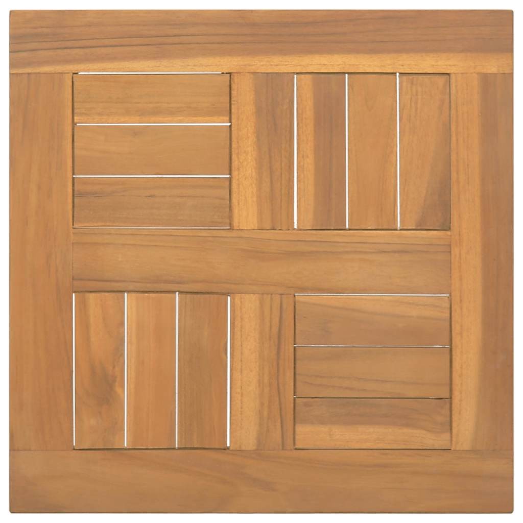 Square Table Top Dining Table Top for Home Kitchen Solid Wood Teak vidaXL