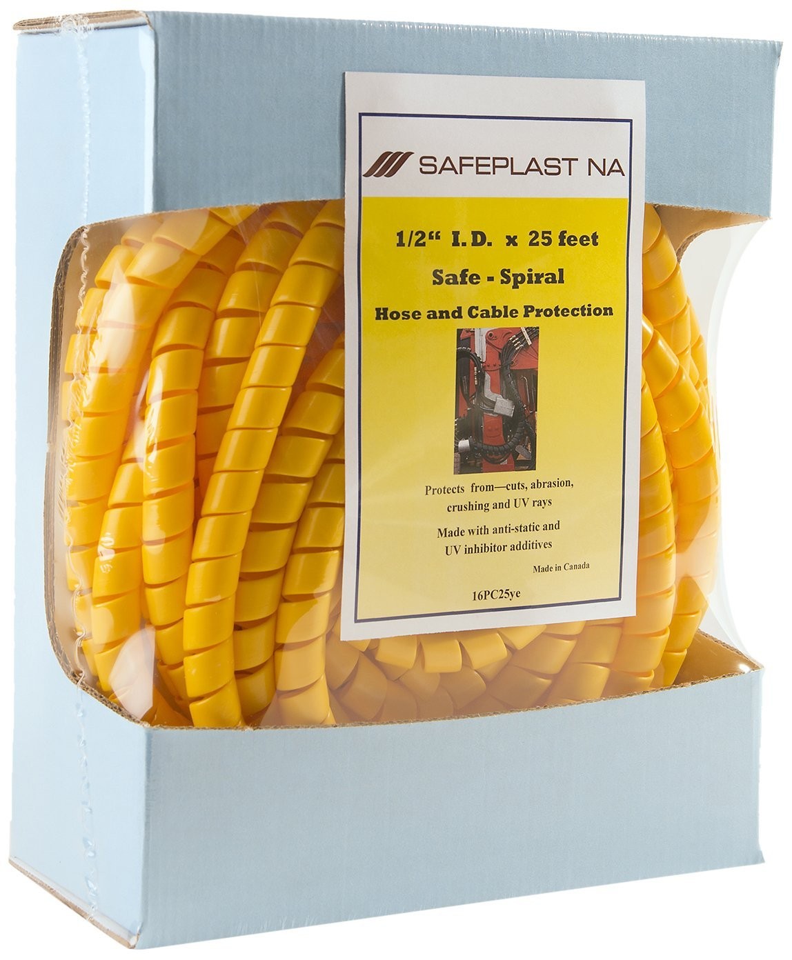 Caplugs SPPC Series – Safeplast Pre-Cut Spiral Wrap, Hose & Cable Protector, ...
