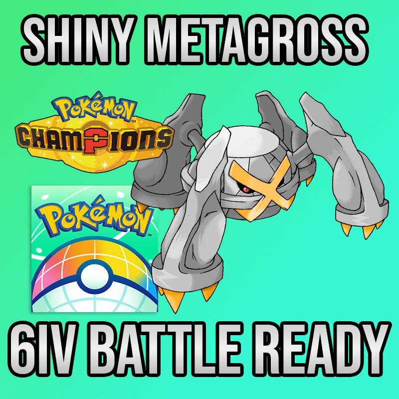 ✨6IV SHINY Metagross Battle Ready🚀 POKEMON HOME✨Pokemon Champions✨