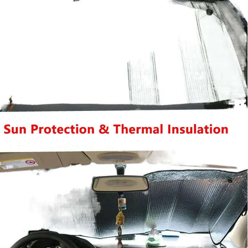 Universal Folding Foil Sun Shade Car Van Windscreen Protector For Front or Rear