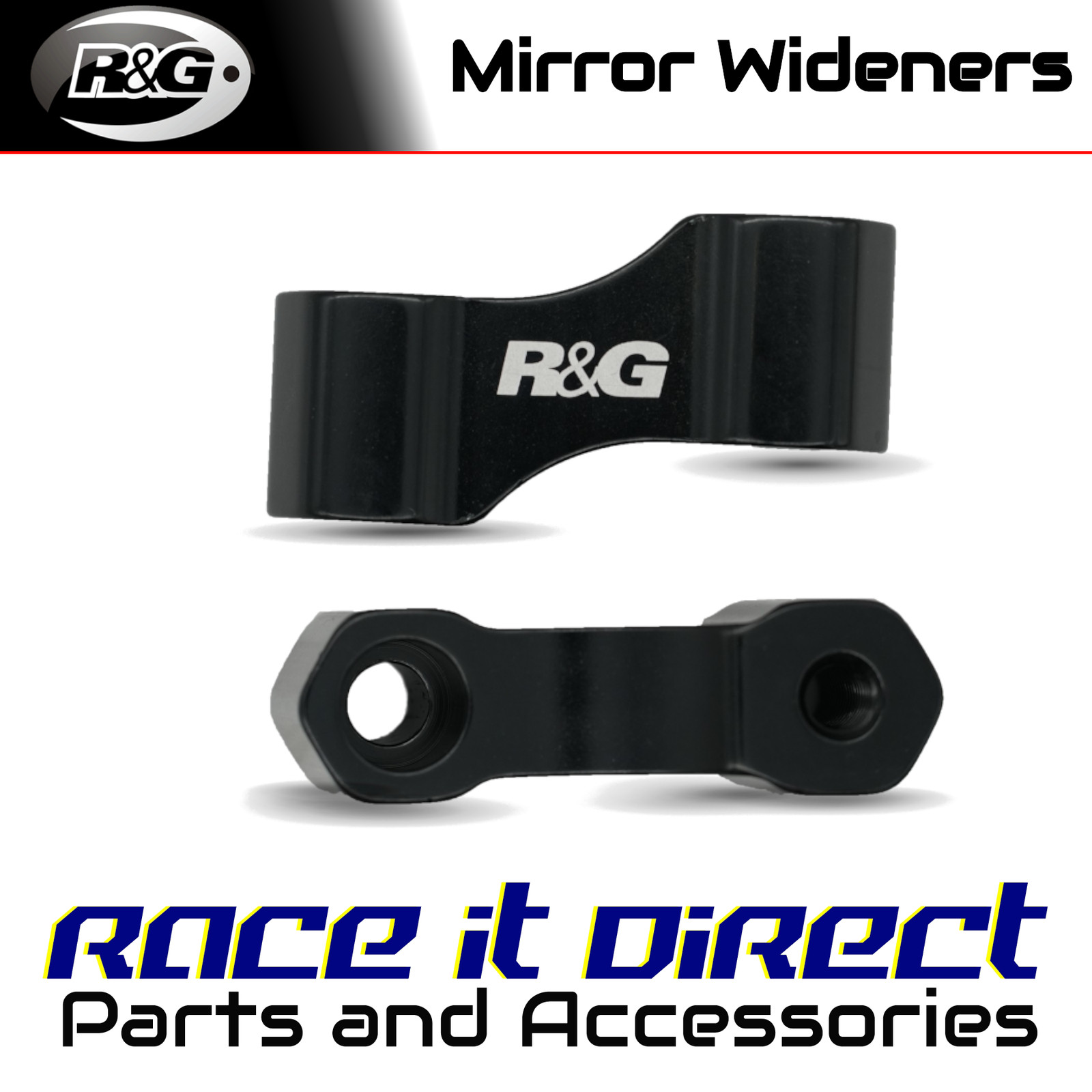 Mirror Wideners for Triumph Bonneville 2016-2025 H=50mm RH R&G