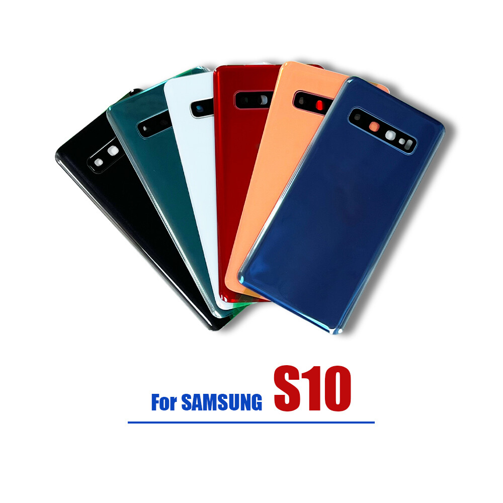 Battery Back Cover Glass Rear Cover With Camera Lens For Samsung Galaxy S10