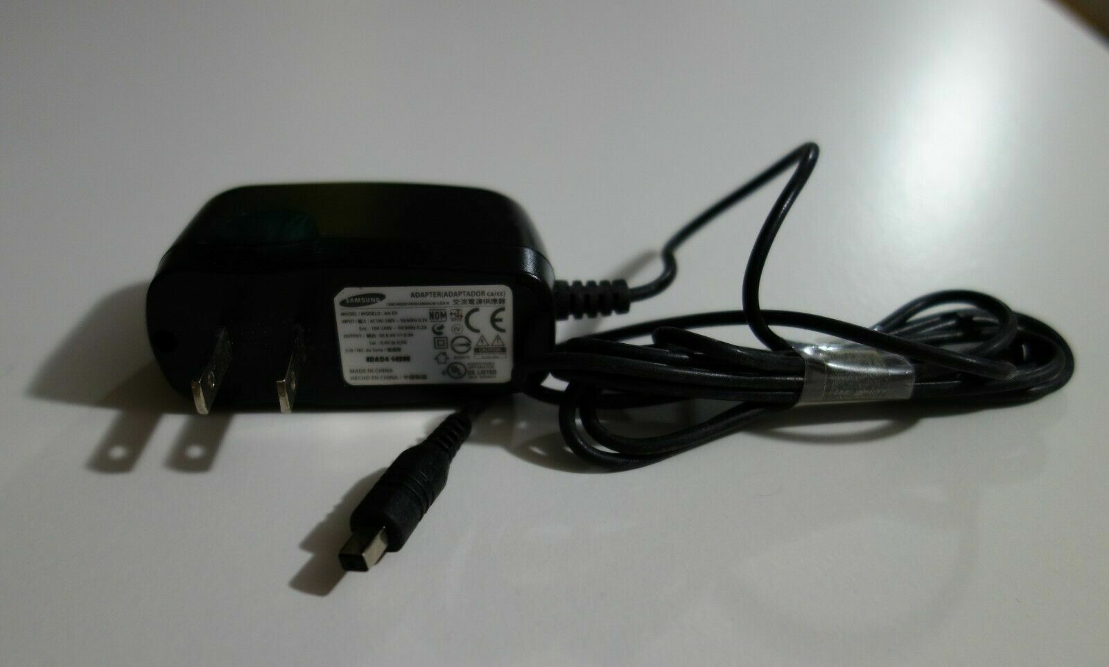 8.4v Samsung battery charger = SCMX20 XAA Digital Camcorder power wall plug cord