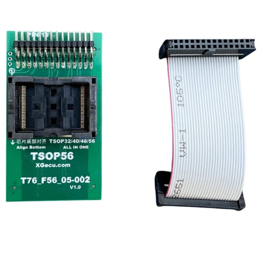 XGecu T76 TSOP32 TSOP40 TSOP48 TSOP56 ZIF adapter: T76_F56_05-002 V1.0