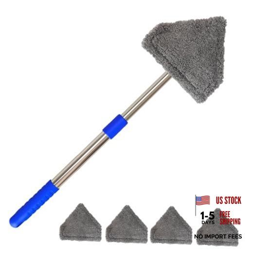 Windshield Squeegee Car Cleaning Tool - 4 Reusable and Washable Tools
