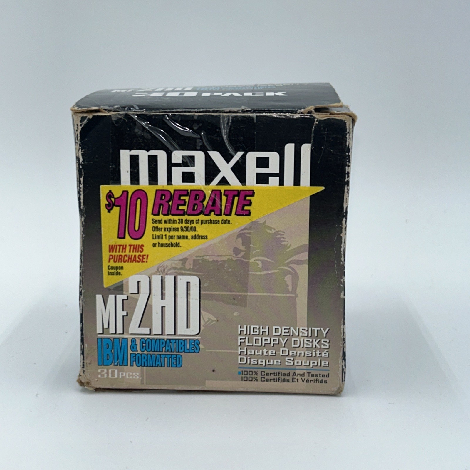 (27 Count) Maxwell MF2HD High Density Floppy Disks 3.5" Formatted IBM Compatible