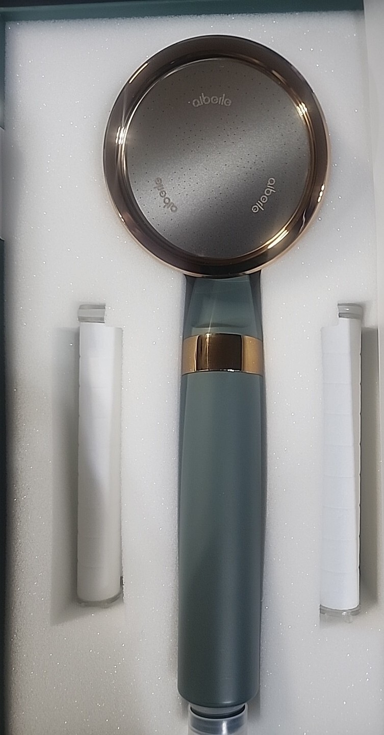 FILTERED Shower Head with Handheld  Green WITH FILTERS