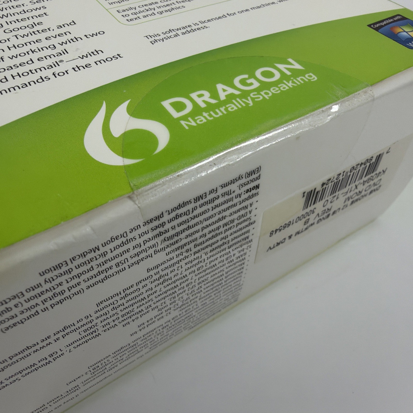 Dragon Naturally Speaking Version 12 Speech Recognition Software Home Edition