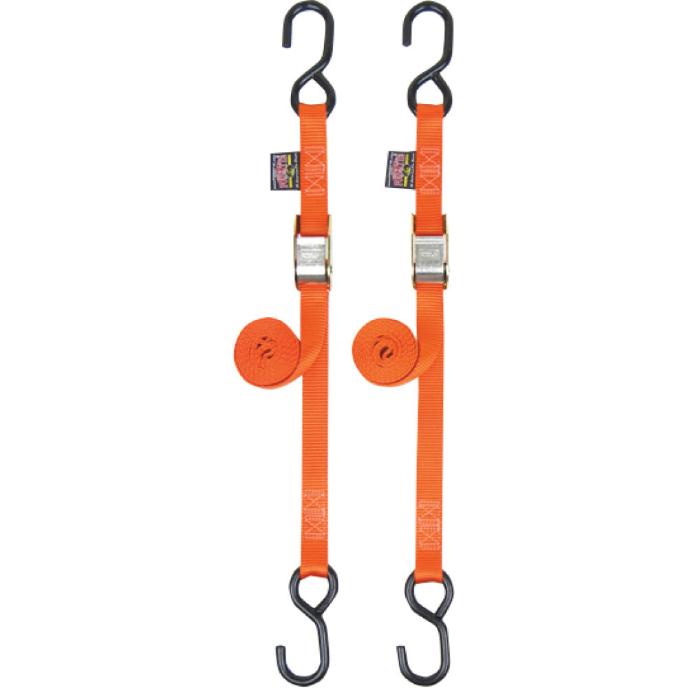 Powertye Mfg Cam Tie-Down - 1" - Orange | 22269