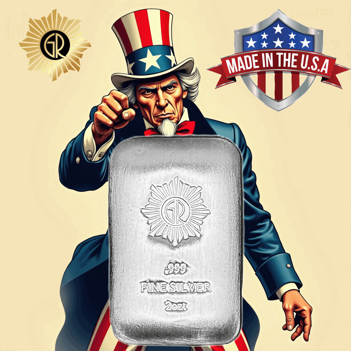 2 oz Silver .999 Cast Bar