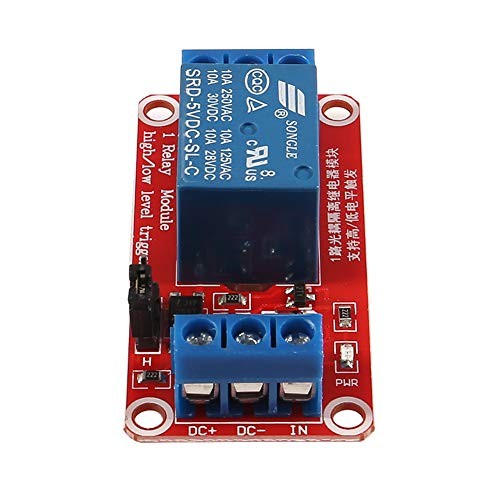 One Channel Relay Module Relay Switch with OPTO Isolation High Low 2pcs 12V