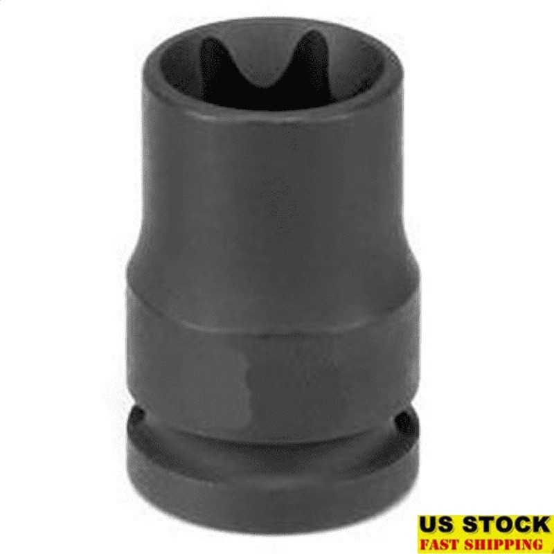 1/2 Drive E20 External Torx Impact Socket Chrome Moly Durable Rust Resistant New