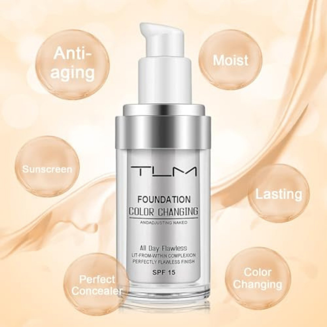 2X TLM Pro Classic Colour Changing Foundation Magic Flawless Concealer Makeup