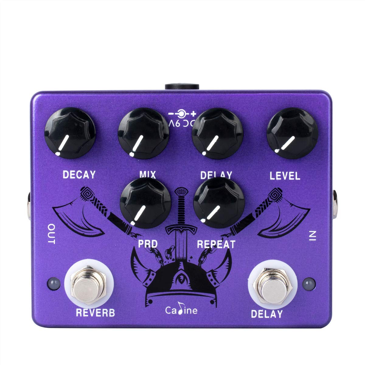 CP-80 Ragnarok Digital Reverb & Analog Delay Guitar Effect Pedal
