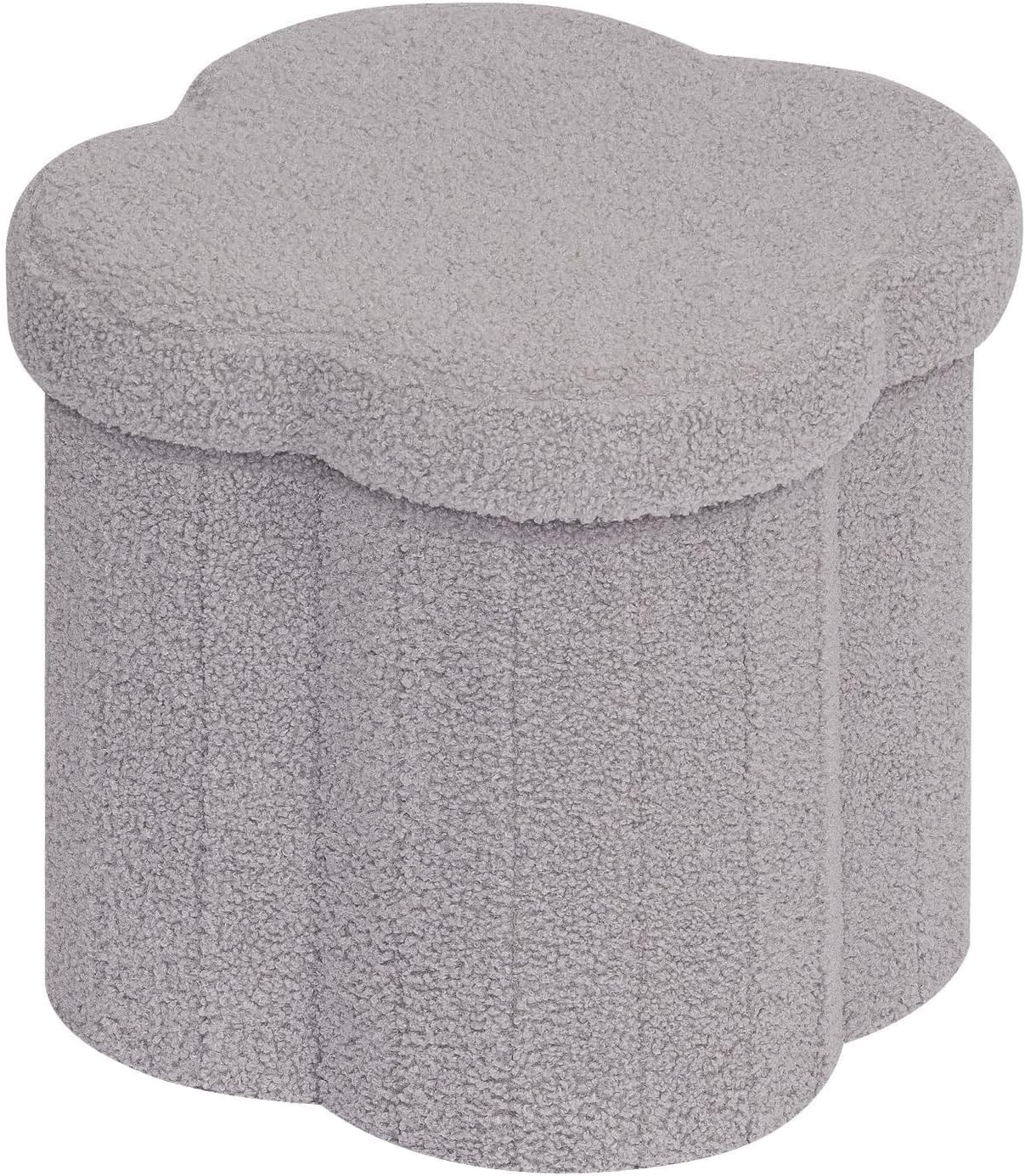 Storage Ottoman Cube Flowers Shaped Ottomans W/ Storage Foot Stool Footrest