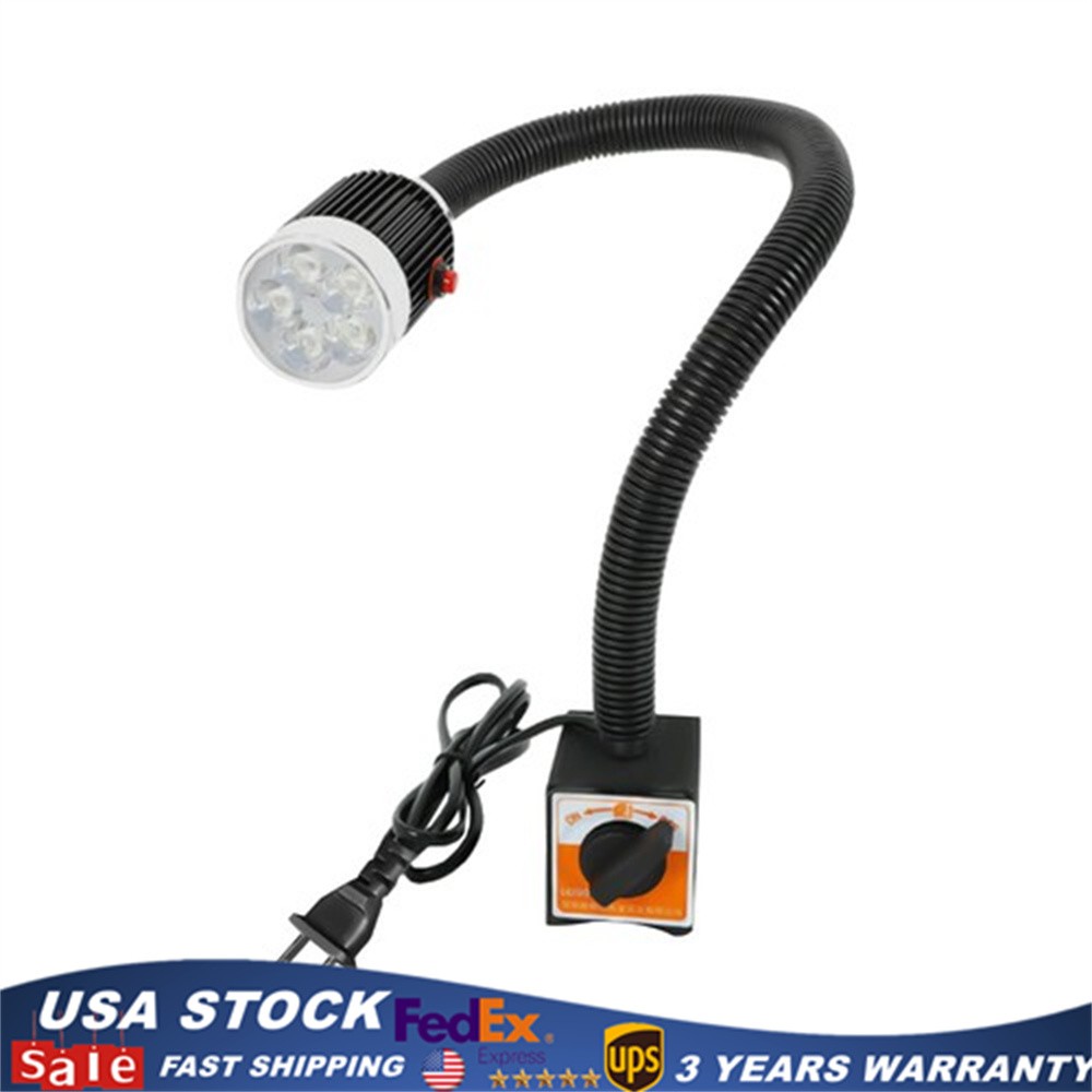 LED Work Light Work Lamp With Magnetic Switch Base Mechanic Shop Lamp Hose 50cm
