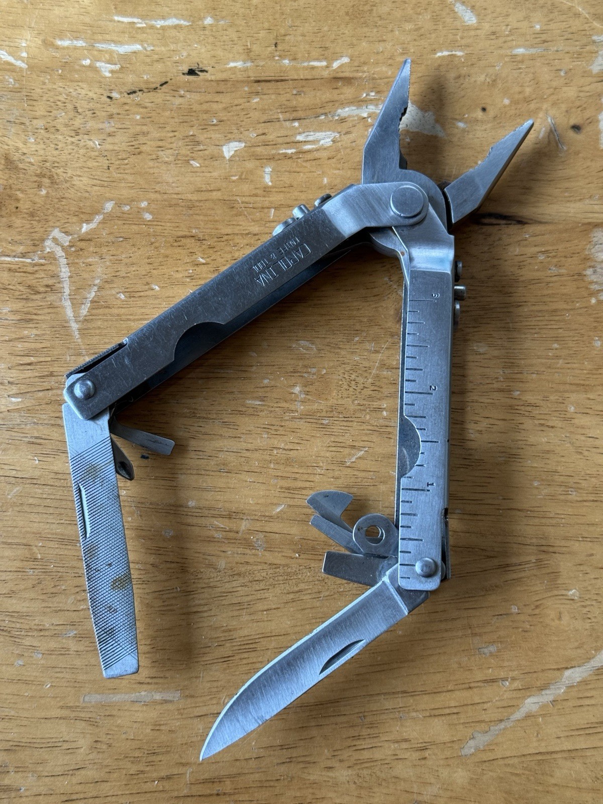 Carolina Knife & Tool Company Multitool Pliers Knife Folding Used Branded
