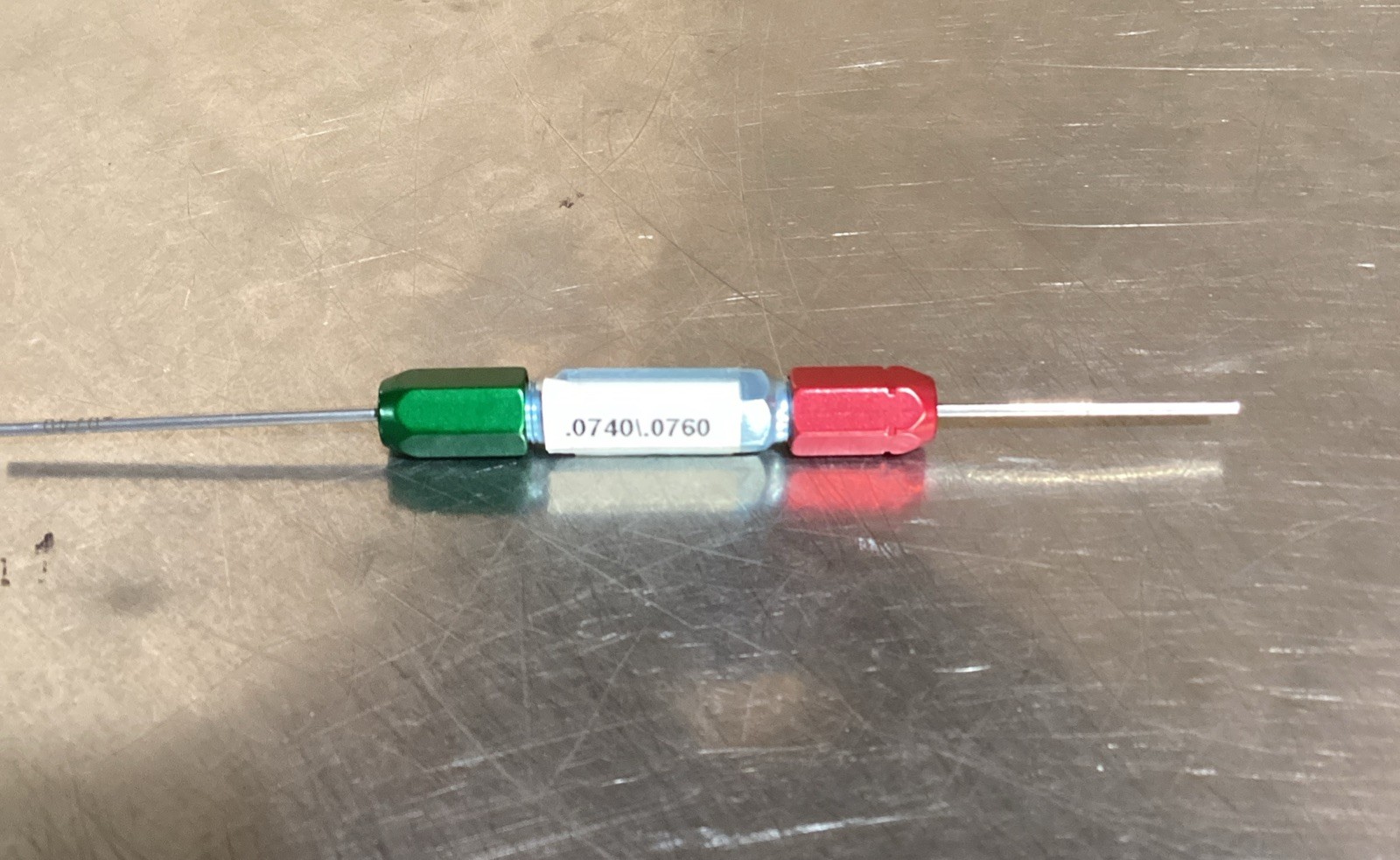Vermont  Gage  Go No Go Pin Gauge       .0740 / .0760