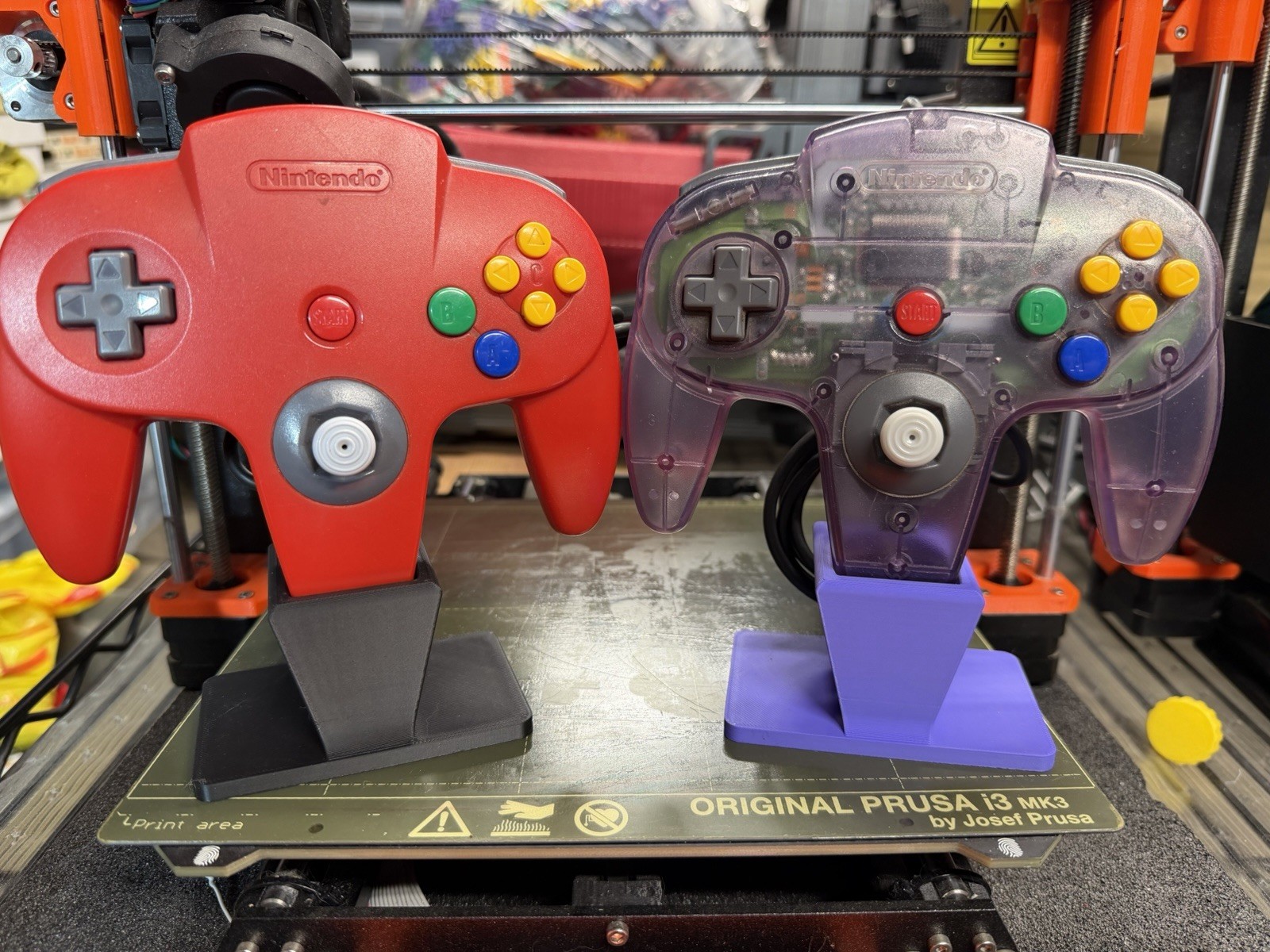 Nintendo 64 Controller Stand / N64 Display Stand, Great for Collectors Set of 4