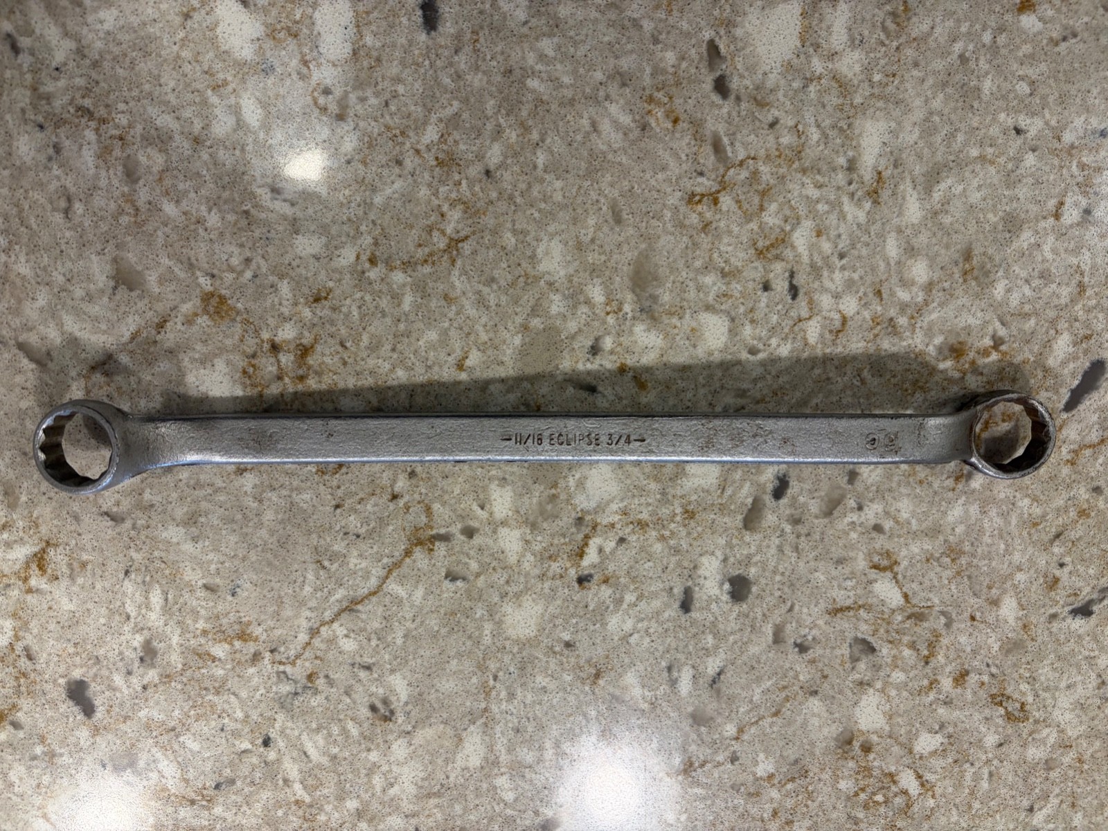 Vintage "ECLIPSE" 11/16" x 3/4" Double Offset Boxed End Wrench - Model 6C