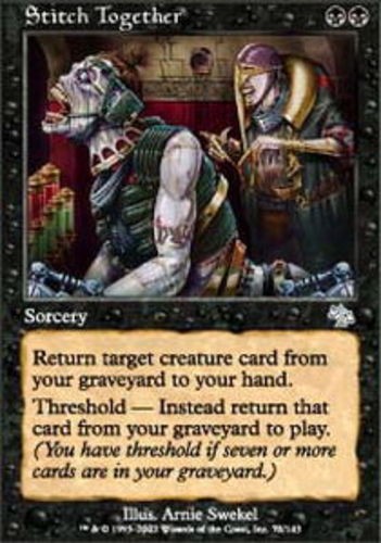 1x Stitch Together Heavy Play MTG Magic - Kid Icarus -