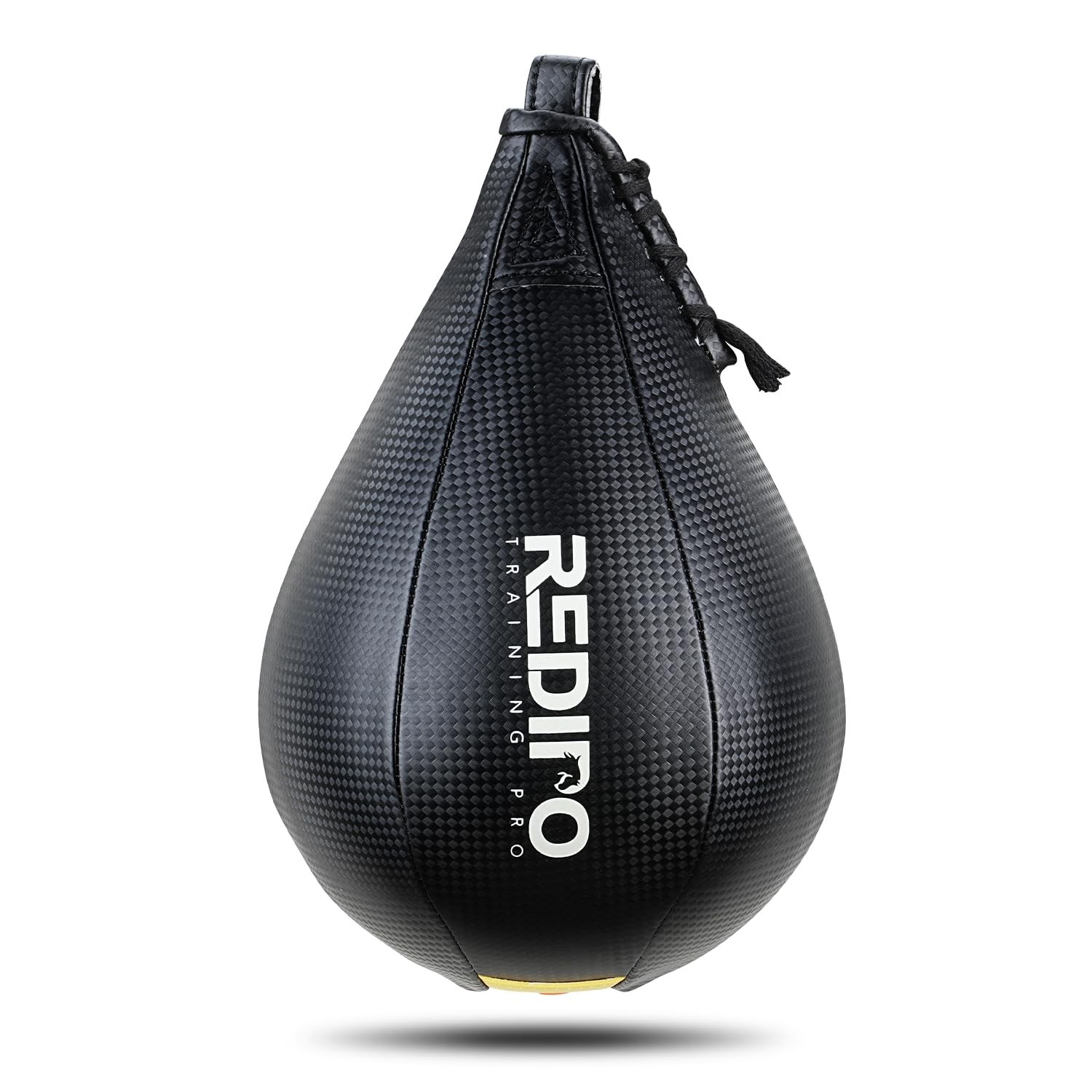 Redipo Boxing Speed Bag - PU Leather 10 inches x 7", Black（10"x7"）
