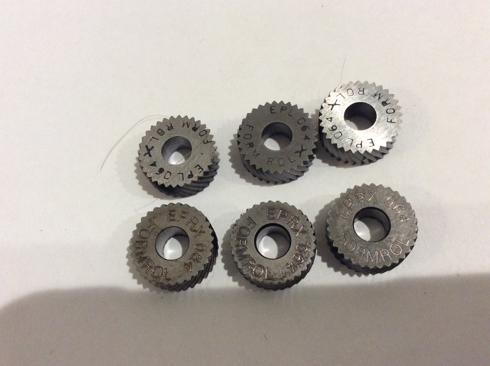 6 Pcs FORM ROL KNURLS  EPR-064 EPL-064