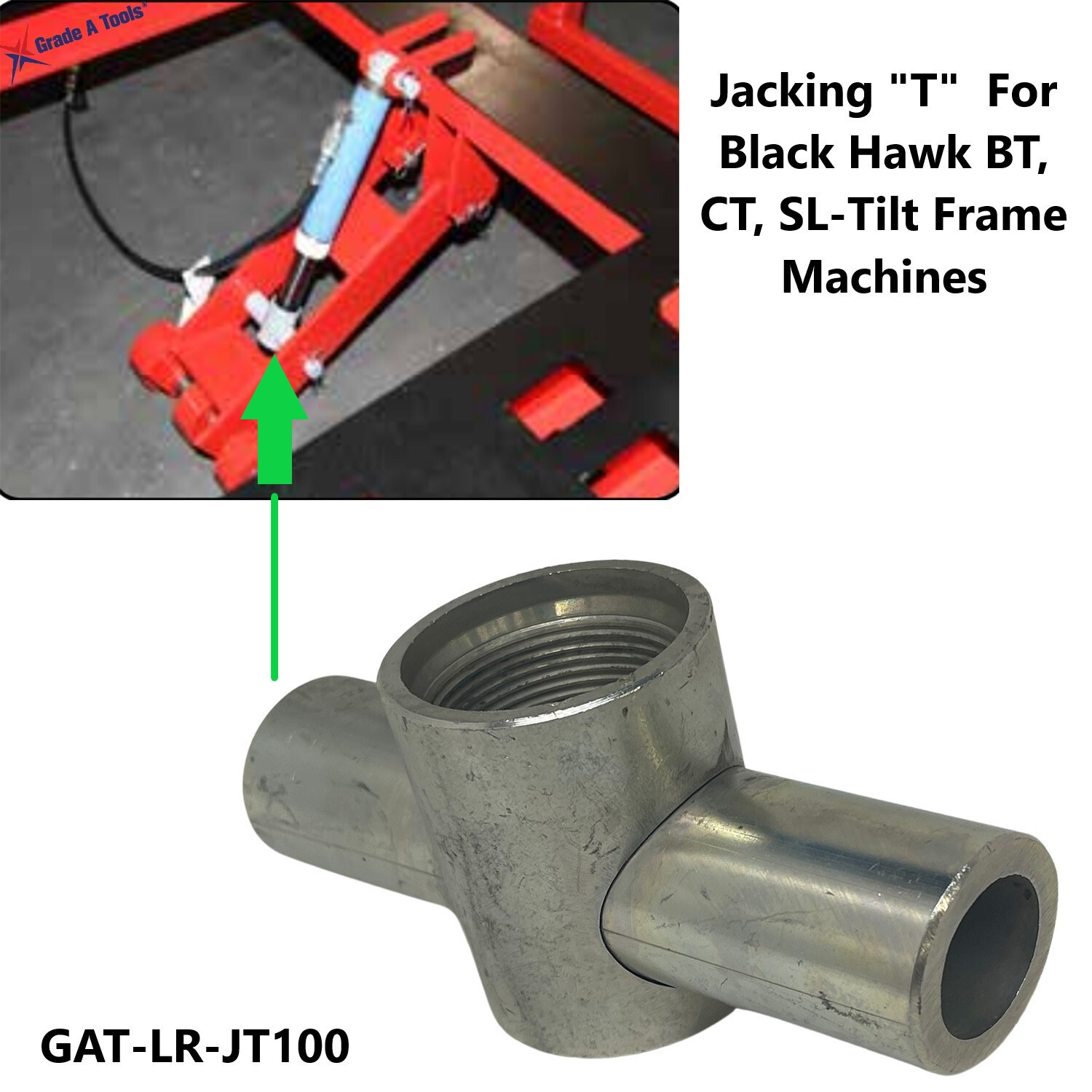 Frame Machine lift Ram Jacking "T" Freedom - Black Hawk & Star A Liner