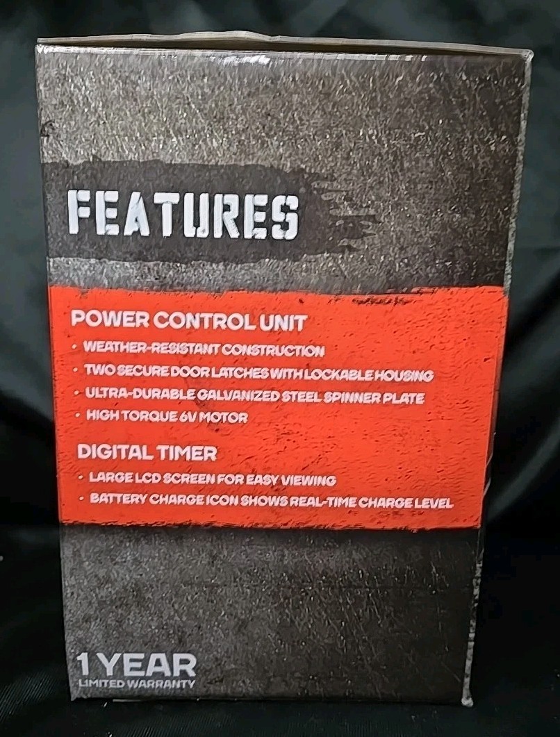 Wildgame Innovations 6V Game Feeder Kit Digital Power Control Unit Black